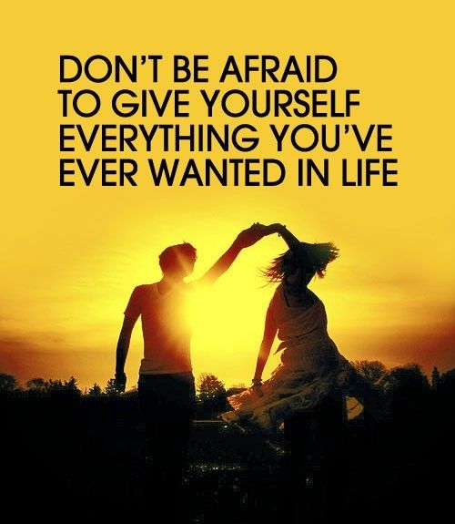 Don't be afraid. I absolutely love this. This is what I'm doing from now