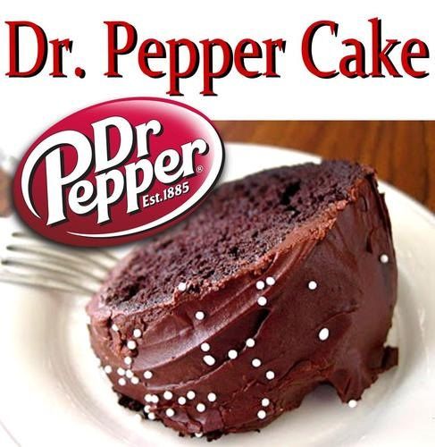 Dr. Pepper cake! So delicious! Ingredients 1 box yellow cake mix 1 box instant v