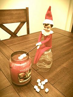 Elf on the shelf ideas. This mom even created a facebook page for their elf. Lot