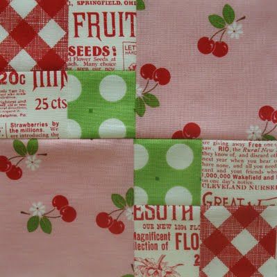 Farmers Wife quilt block….LOVE the fabrics!
