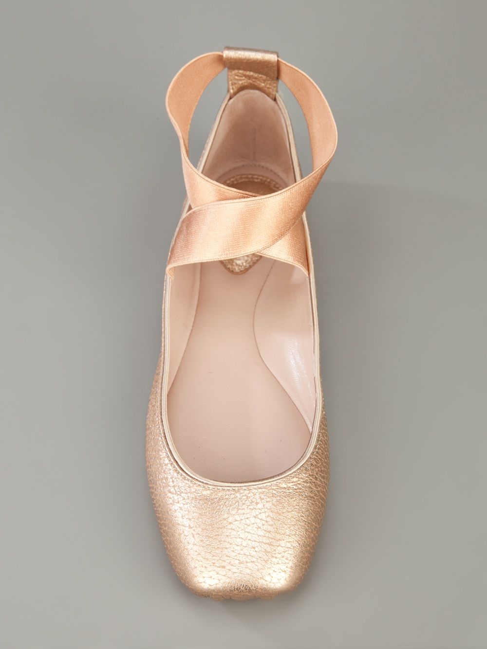 Flats made to look like pointe shoes!