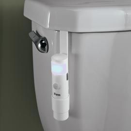 For midnight trips, Motion Sensor Bath Light is easier on the eyes. You’ll
