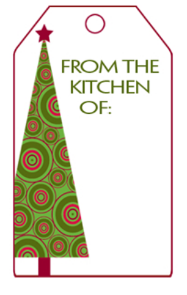 Free Kitchen Christmas Printable Tag.