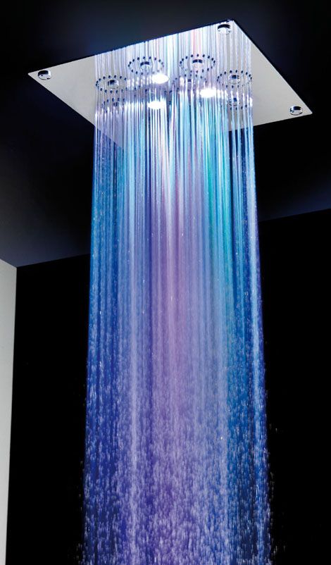 From the Italian bathroom design experts, these new rain spa shower heads are in