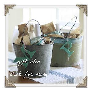 Gift buckets – great for teacher gifts at Christmas.