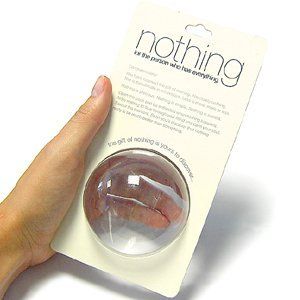 Gift of Nothing – for everyone who says they want … "nothing."