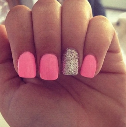 Glitter & pink