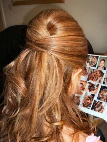 Half Up or All Down hair do's, post your pics please – wedding planning disc