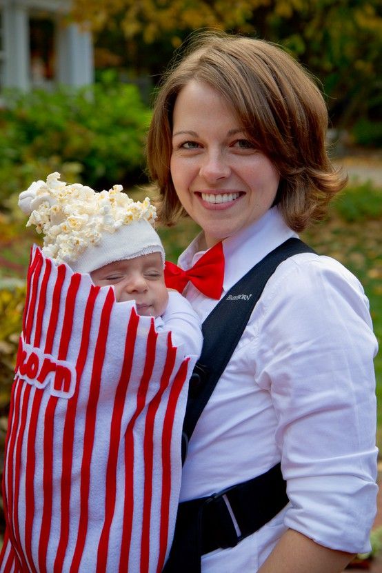 Halloween costume ideas: I could be the popcorn! wear a red striped shirt or dre