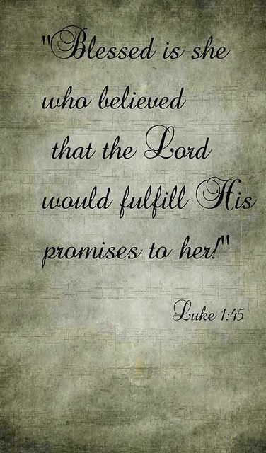 He fulfills His promises