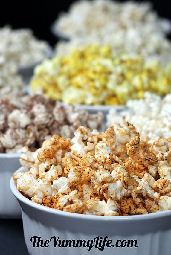 Healthy Microwave Popcorn — 10 sweet & savory flavor recipes using coconut