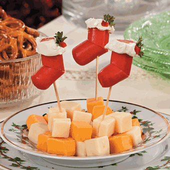 Hot Dog Stocking Appetizers