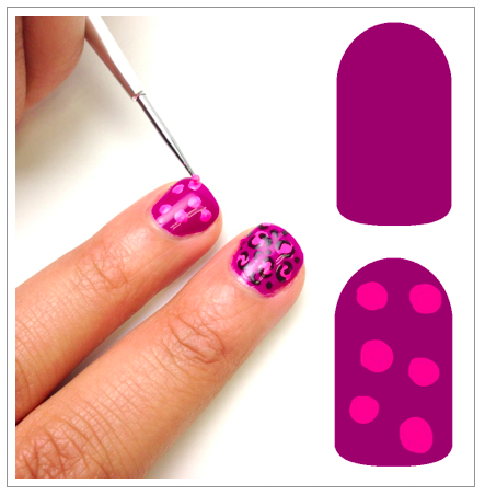 How to Cheetah Print: Step 1 #nails
