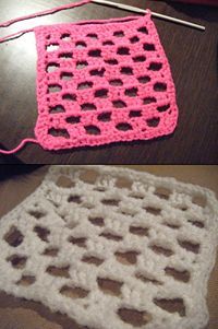 How to Crochet a Checkerboard Square