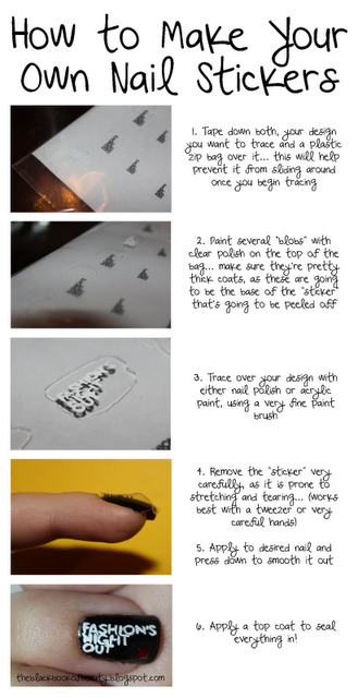 How to make your own nail stickers