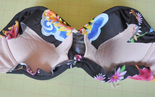 How to turn an old bra into a bathing suit. A top that will actually fit and sup