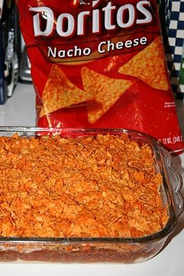 I HAVE BEEN LOOKING FOR THIS FOR YEARS! Taco Bake Ingredients: 1 lb. hamburger 1