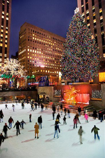 I dream of going ice skating at Rockefeller Center.
