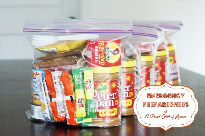 I have prepared mine! 72 hour kits for emergency preparedness – A Bowl Full of L