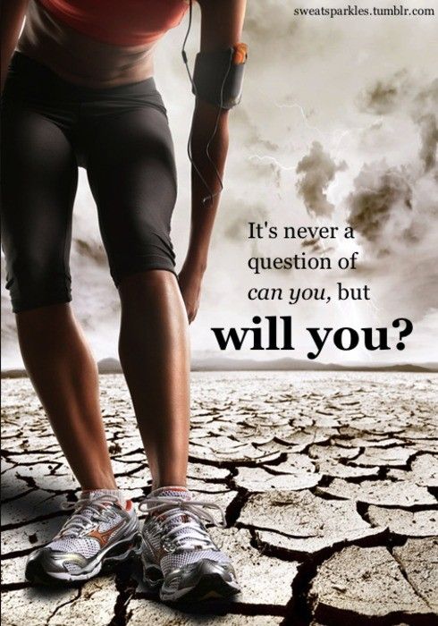It’s never a question of can you, but will you? #Inspiration. #Workout #Weight_l