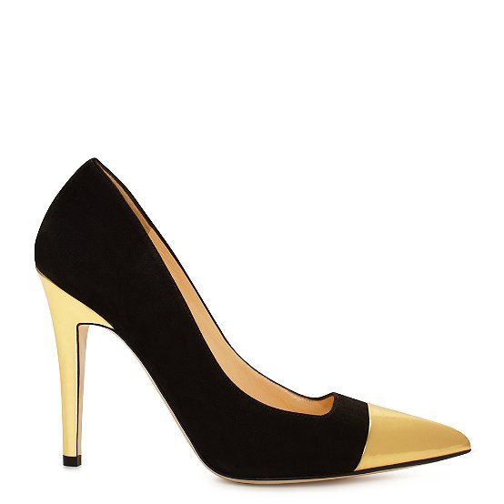 Kate Spade Heels // Black + Gold