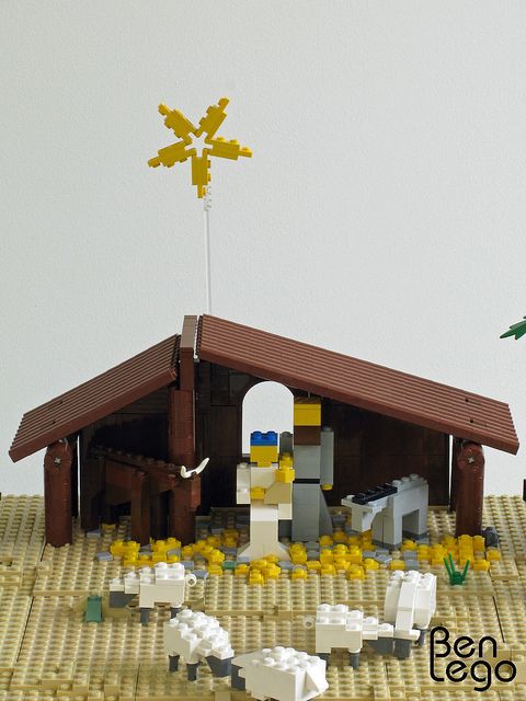 LEGO Christmas nativity scene