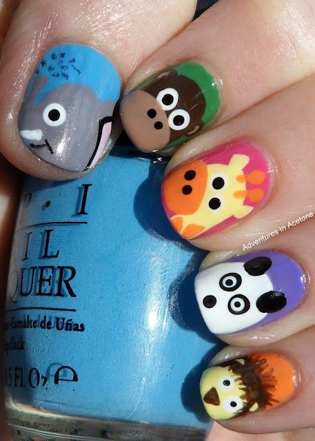LOVELOVELOVE  We’d say these nails are pretty wild!