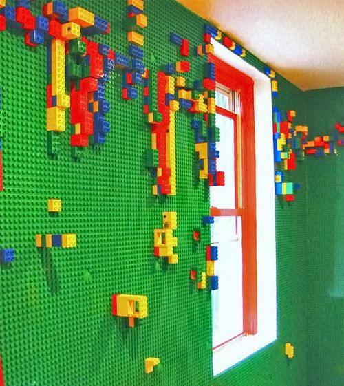 Lego Wall… love this!