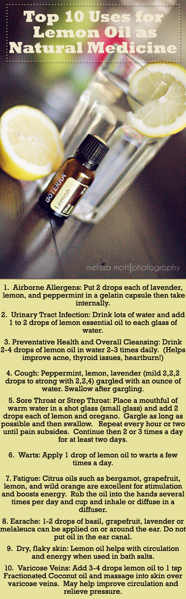 Lemon Oil uses as natural medicine