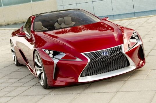 Lexus LF-LC Hybrid sports car..