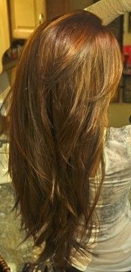 Long hair cut (love the layers)