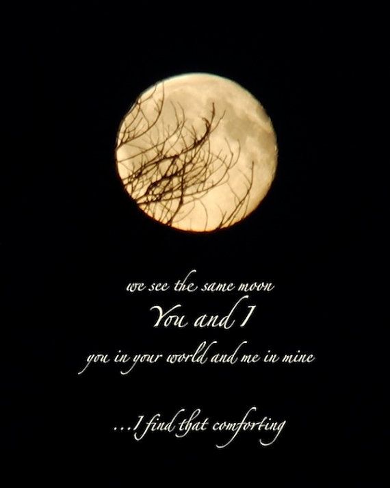 Love a full moon, love the quote too