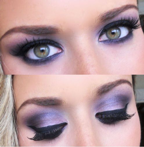 Love purple eye shadow :)