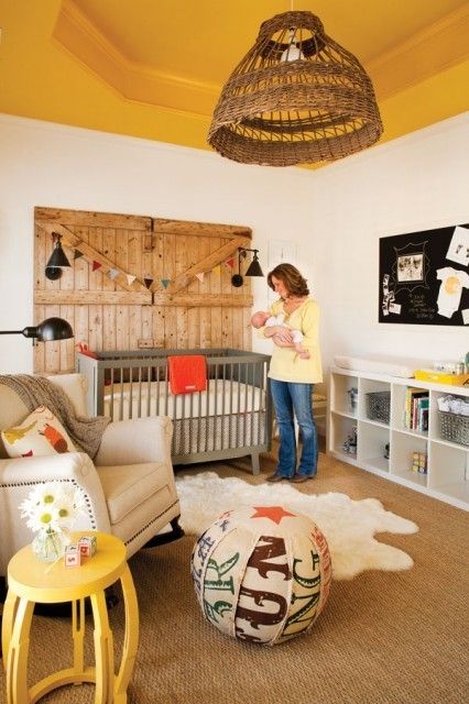 Love seeing the whole room! OBSESSED with this nursery…definitely for baby som