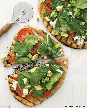 Love the light, healthy nature of this terrific West Coast Grilled Vegetable Piz