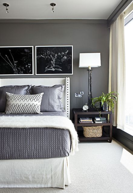 Love this gray tone!! Looking to paint our kitchen a similar tone! :)    Benjami