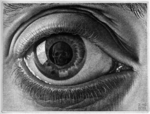 M.C. Escher – Eye, 1946.