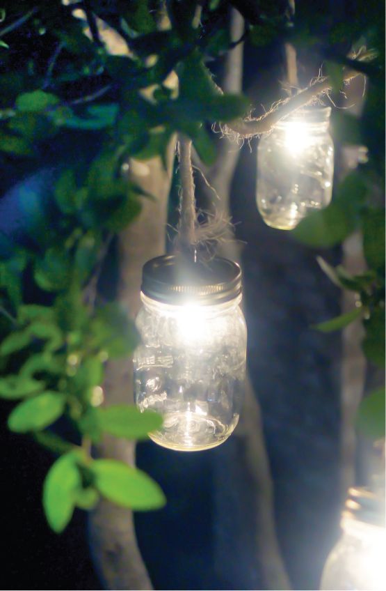 Mason Jar Outdoor Lighting