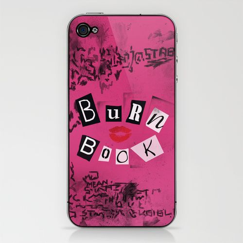 Mean Girls "Burn Book" iPhone Skin