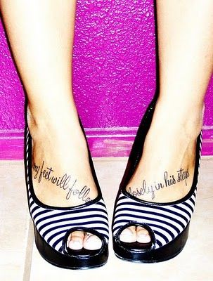 Might not work because of the tattoo already on my foot but I still want it