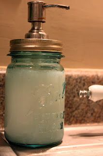 (Mostly) homemade hand soap. So easy!