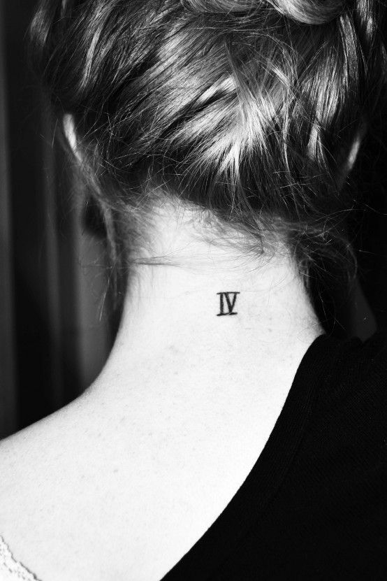 "My tattoo stands for the 4 most important people in my life – mom, dad, br