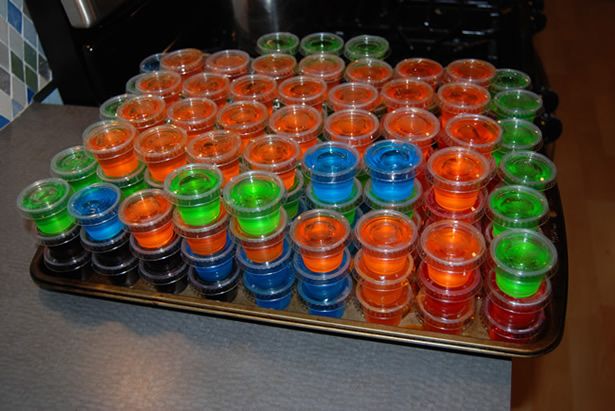 Never hurts to know great jello shot recipes:  Sex on the Beach (orange and cran