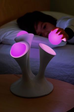 Night lights with detachable glow balls for when you need to get up during the n