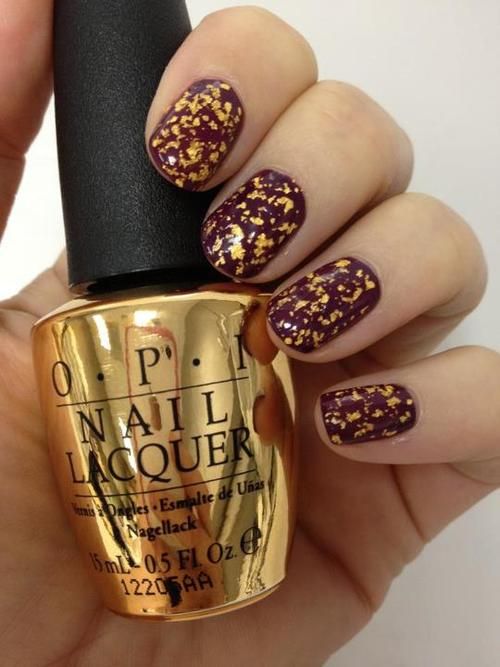 OPI Gold Leaf Polish. (coming in October) — Can't wait!