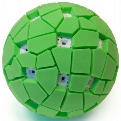 Panoramic Camera Ball. Throw it up in the air, and when it reaches its peak, it