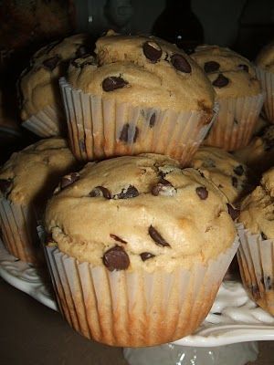 Peanut Butter Chocolate Chip Muffins- Made these today and they are soooo good.