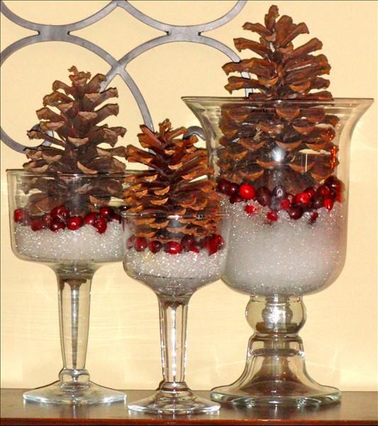 Pinecone trees – Holiday decorating made easy