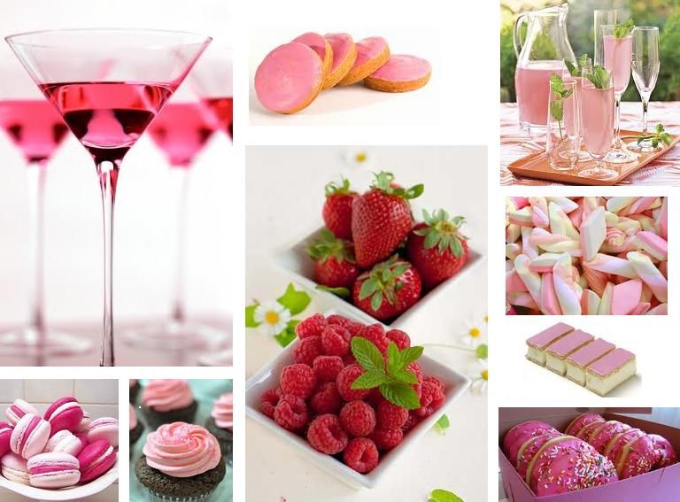 Pink Party food drinks