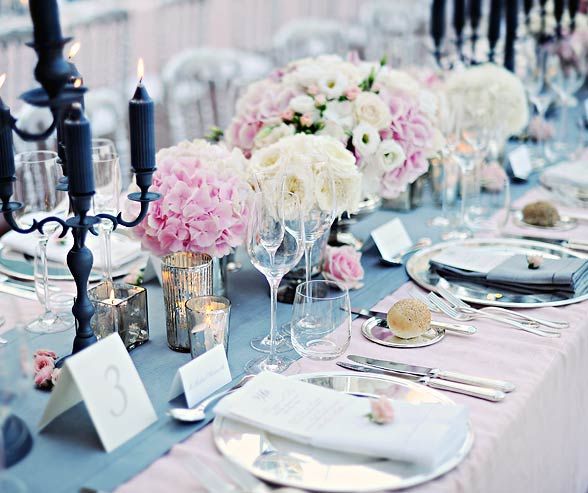 Pink and Gray Wedding Color Palette.
